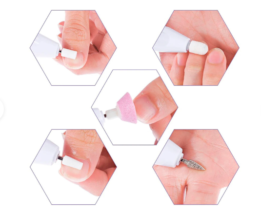 Set Profesional Manicura Eléctrico 5-en-1