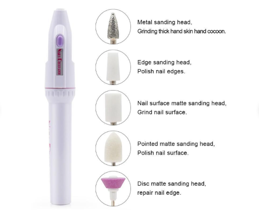 Set Profesional Manicura Eléctrico 5-en-1